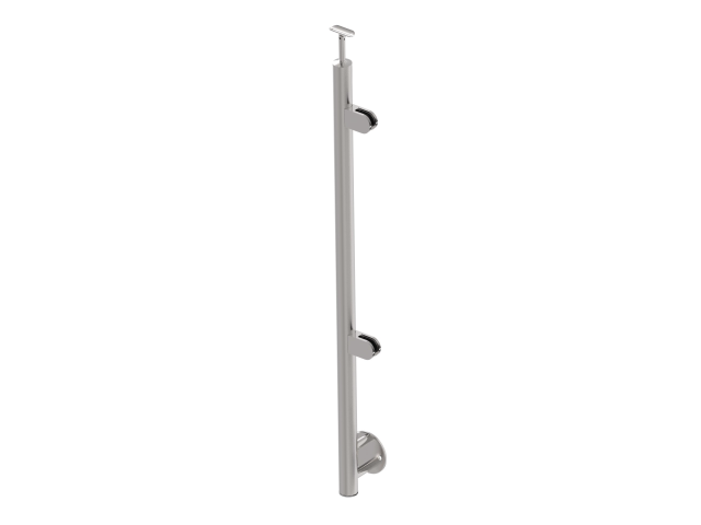 Stainless steel pole - straight, right
